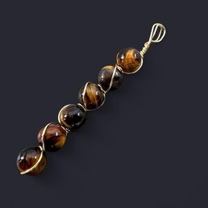 Tiger’s Eye Wire Wrapped Pendant